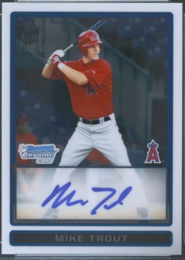 The Ultimate Mike Trout Baseball Card Value Guide Midland Mint