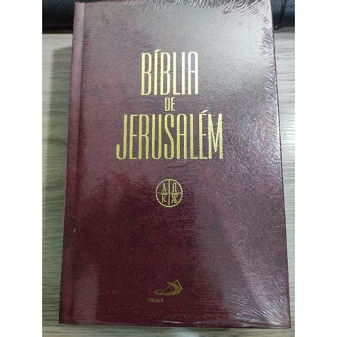 B Blia De Jerusal M Capa Dura M Dia B Blia Sagrada De Estudo Nova