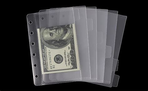 Amazon Set Tabs A Clear Pp Cash Envelopes Dividers