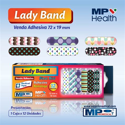 Cura Adhesiva Lady Band Caja X Unidades Mp Promedical