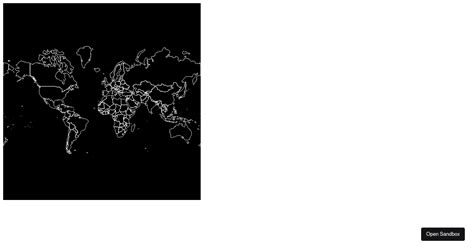 Simple D3 Js World Map Forked Codesandbox