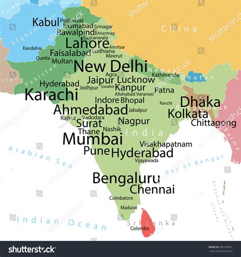 India And Pakistan Map Together Caresa Vivianne