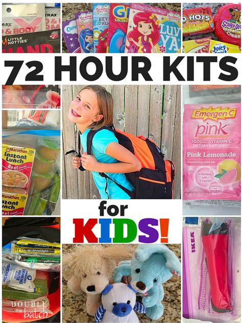 Emergency Preparedness 72 Hour Kits For Kids