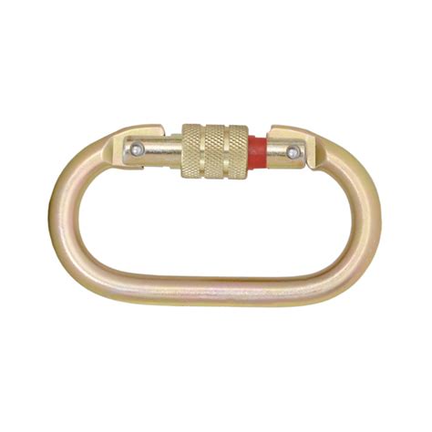 Steel Screw Locking Karabiner With Lock Indicator Karam Middle East