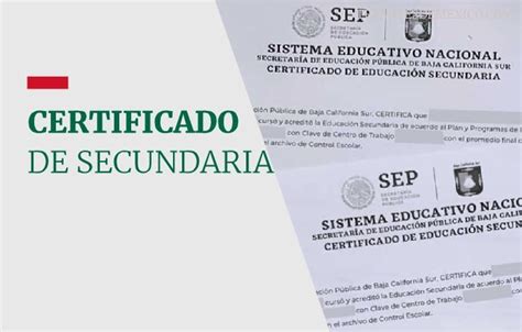 Cómo obtener tu reposición de Certificado de Secundaria 2024