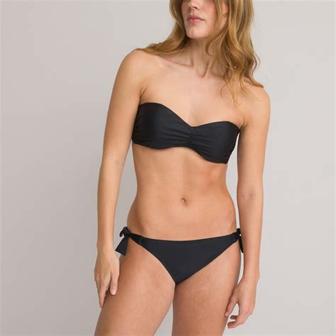 Reggiseno Per Bikini A Fascia Nero La Redoute Collections La Redoute