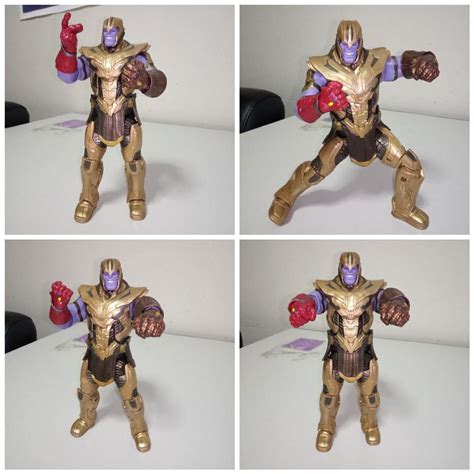 Marvel Legends Armored Thanos Mcu Baf Infinity Gauntlet Kitbash Custom