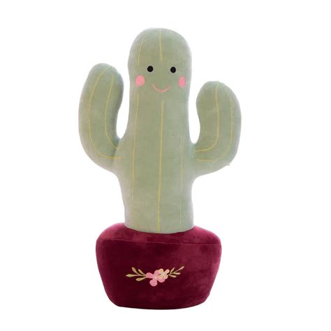 Cm Lovely Soft Cartoon Cactus Potted Creative Plant Pillow Cushion