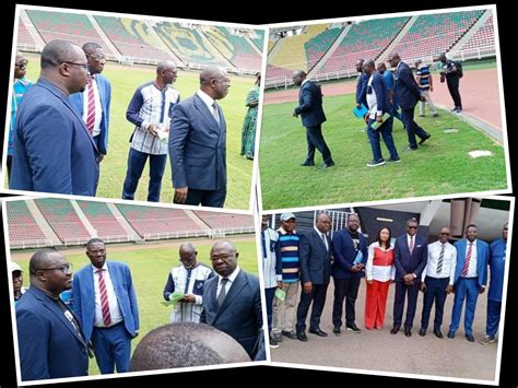 Visite de la Caf au stade dOlembe Réalités et controverses