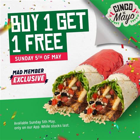 DEAL Mad Mex Buy One Get One Free Burritos Naked Burritos Via App May Frugal Feeds