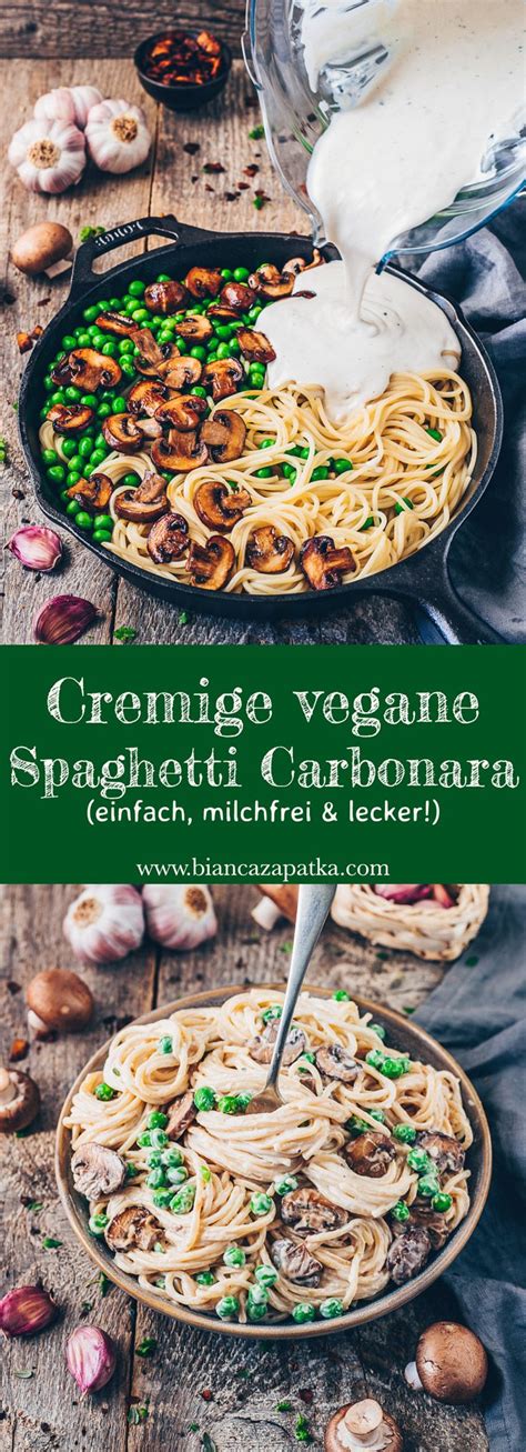 Vegane Carbonara Mit Kokos Bacon Rezepte Leckere Vegane Rezepte