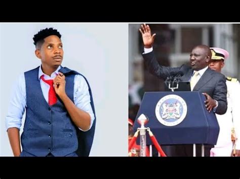 Ujumbe Nzito Wake Eric Omondi Kwake Rais William Ruto Sikukuu Ya