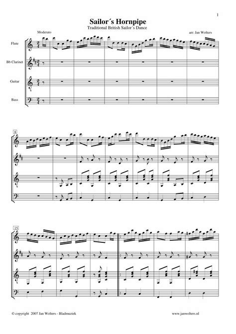 Pdf Sailors Hornpipe Sheet Music Dokumentips