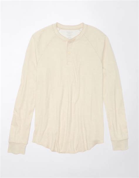 Ae Long Sleeve Henley T Shirt