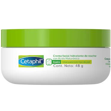 Cetaphil Crema Facial Hidratante Con Acido Hialuronico Noche 48Gr