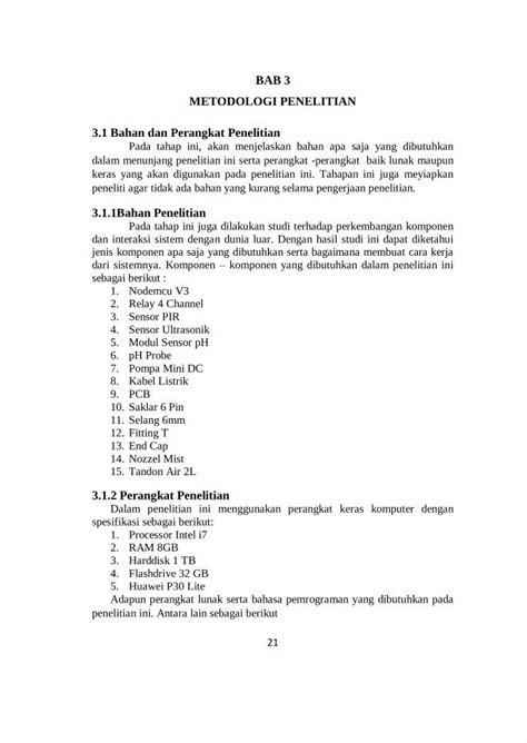 Pdf Bab 3 Metodologi Penelitian 31 Bahan Dan Perangkat Dokumentips