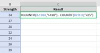 How To Countif Between Two Numbers In Excel Step By Step