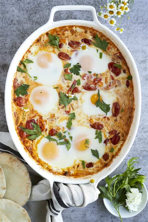 Easy Oven Baked Eggs And Veggies Food Dolls