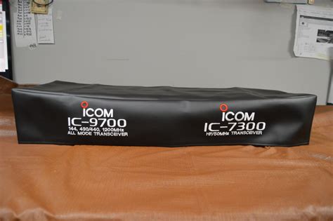 Icom Ic 7300 And Ic 9700 Combo Cover Dust Cover Jse Embroidery