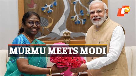 Presidential Candidate Draupadi Murmu Meets Pm Narendra Modi Video