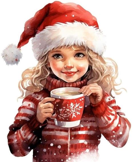 Pin By C7 Lobjoit On Fillettes Christmas Illustration Christmas