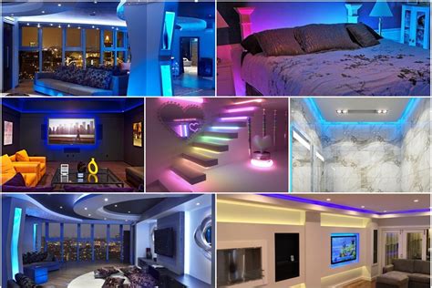 Fabulous Colorful LED Lights Home Decorations | Best Interior Design Ideas