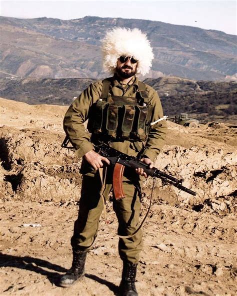 Chechen Sof With An Aek 971 During The Second Chechen War [1034x1292