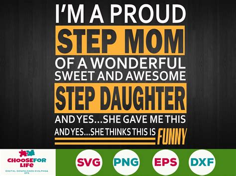 Stepmom Mothers Day Png Stepmom And Stepdaughter Svg Step Mom Etsy