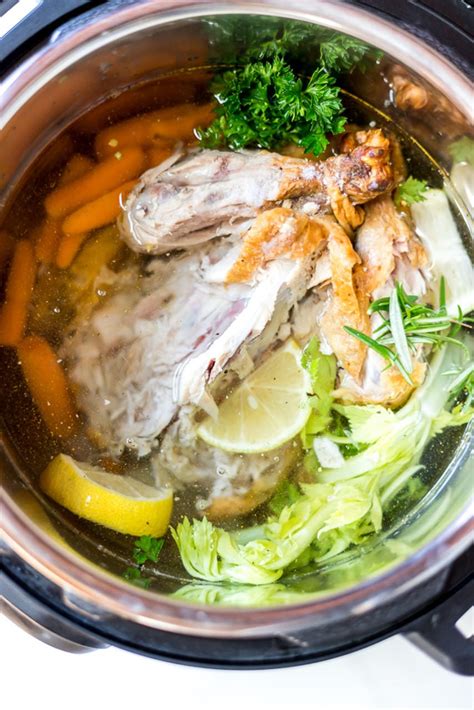 Chicken Bone Broth Pressure Cooker Recipe Wonkywonderful