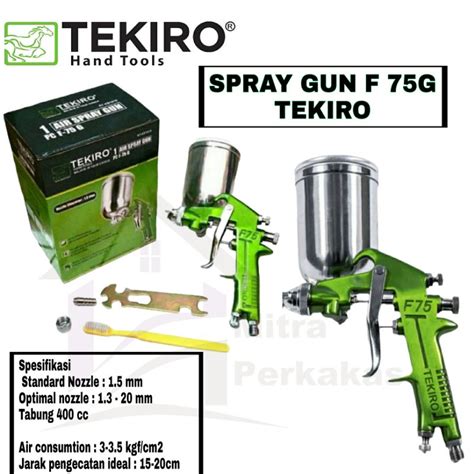 Jual Tekiro Spray Gun F G Tabung Atas Semprotan Cat Air Spray Gun