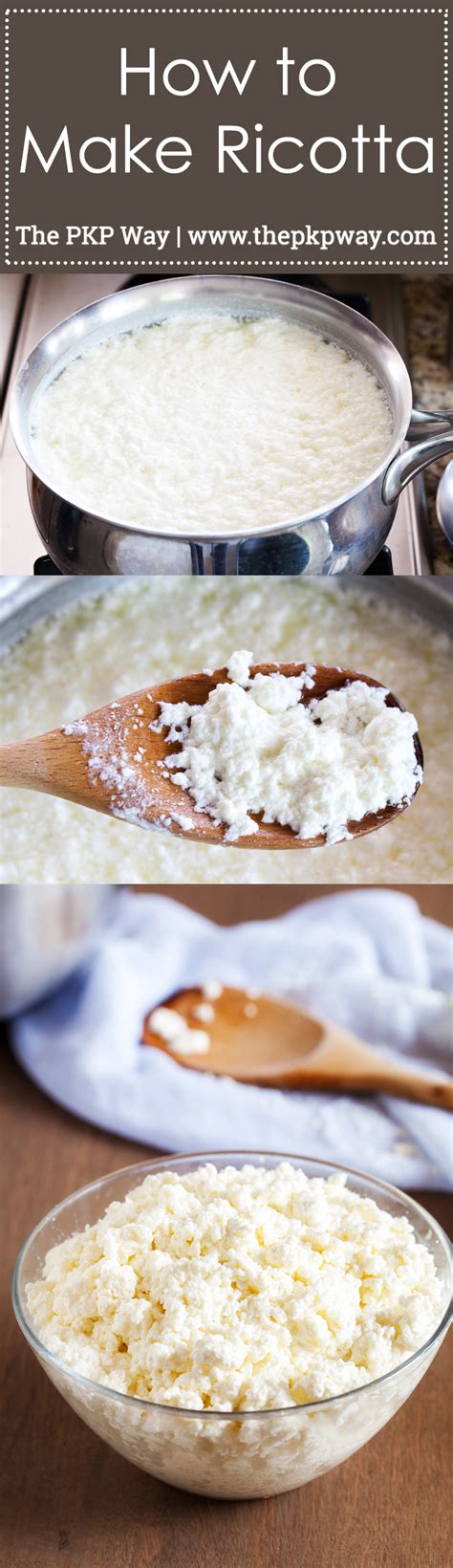 How To Make Ricotta Cheese The Pkp Way