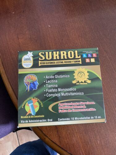 Sukrol Vitaminas Para El Cerebro Y Nervios Ampollas Bebibles