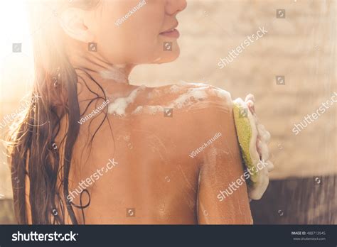 Naked Women Taking Shower Stock Photos Images Photography Shutterstock