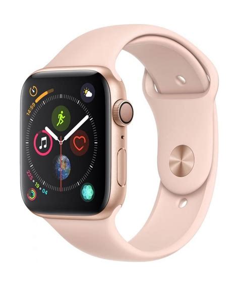 Pre Order Apple Watch Series 4 44mm Gold Aluminium Case Pink Sand