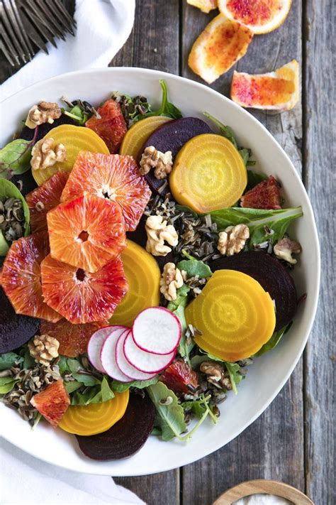 Wild Rice Salad With Beets Oranges And Whipped Lemon Ricotta Recipe