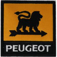 2072 Badge à coudre Patch écusson brodé 75mmX75mm PEUGEOT 1936