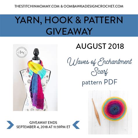 August Yarn Crochet Hook And Pattern Giveaway