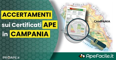 Certificazione APE Campania Apefacile It News E Info