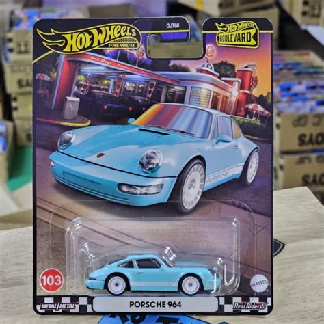 Hot Wheels Premium Porsche Boulevard Culture Voiture Bleu Eur Picclick Fr