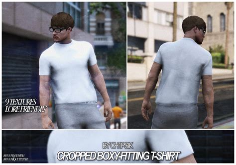 Boxy Fitting Slim T Shirt Mp Male Gta5