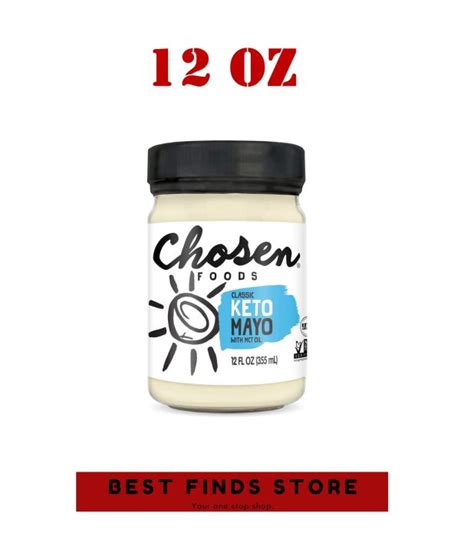 Chosen Foods Classic Keto Mayo With Mct Oil Oz Lazada Ph