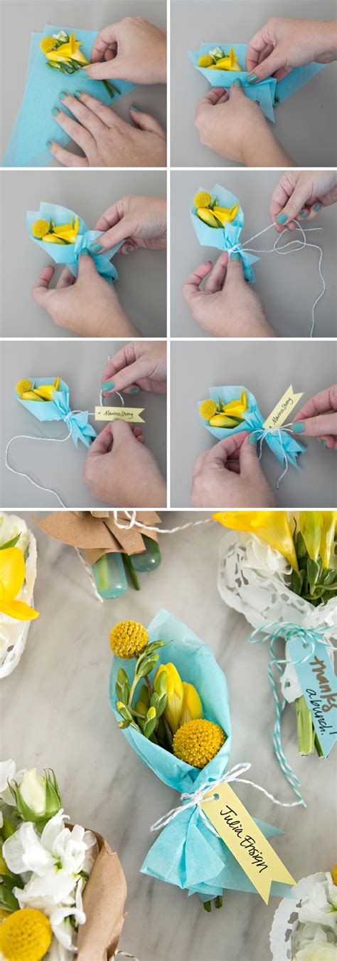 WOW These DIY Mini Floral Bouquets Are The Absolute Cutest