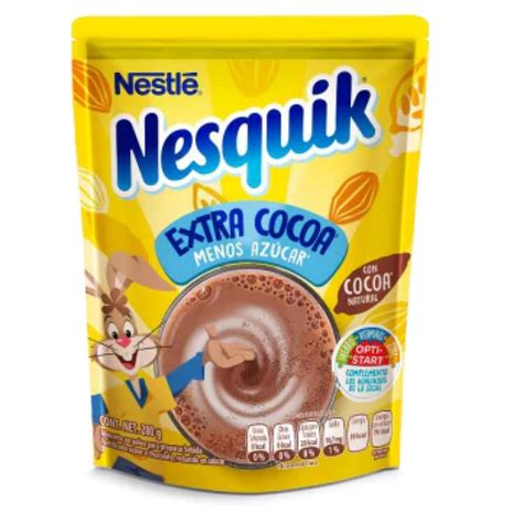 Alimento en Polvo Nesquik Chocolate s Azúcar Justo Súper a Domicilio