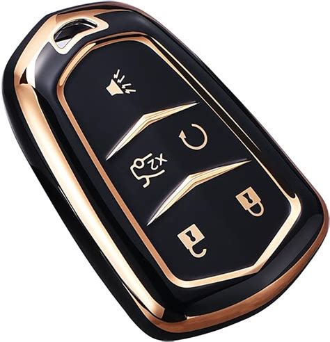 Cacacar For Cadillac Escalade Key Fob Cover For Cadillac Ats Cts Ct