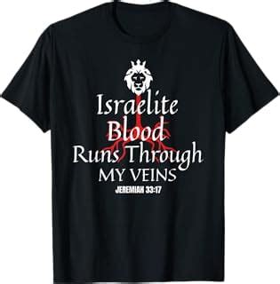 Hebrew Israelite DNA Israelite Blood Runs Through My Veins T Shirt