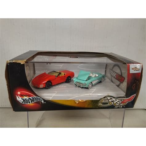 CHEVROLET CORVETTE 50TH ANNIVERSARY 100 HOT WHEELS 1 64 HOT WHEELS