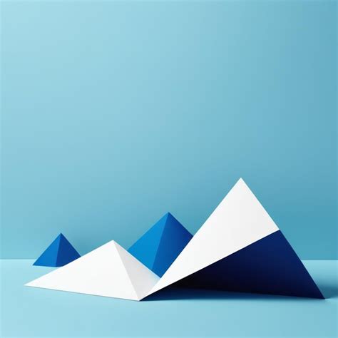 Premium Photo | Blue origami paper plane on blue paper background blue ...