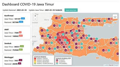 Update Virus Corona Di Surabaya Selasa 19 Januari Tambah 59 7