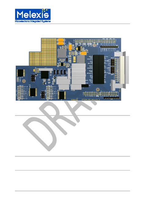 PTC04 DB HALL06 Datasheet 1 14 Pages MELEXIS Daughter Board For