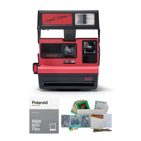 Polaroid Originals 600 Cool Cam Instant Film Camera Red Bundle